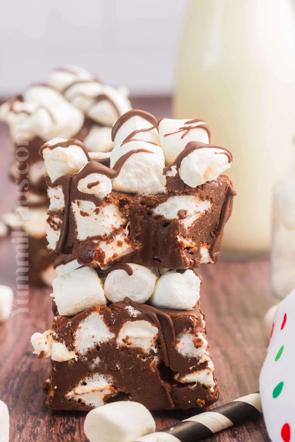 marshmallows and chocolate