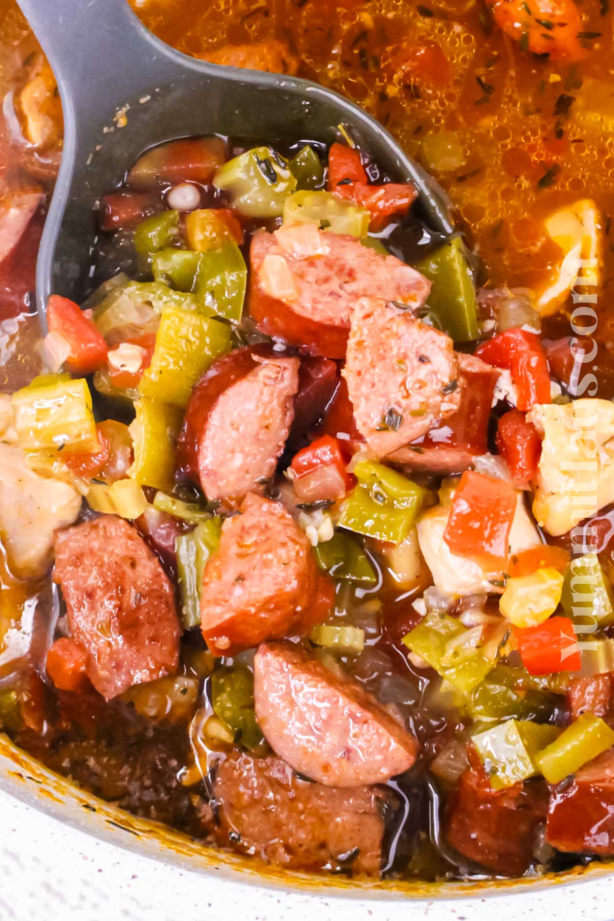 Chicken and Sausage Gumbo Soup