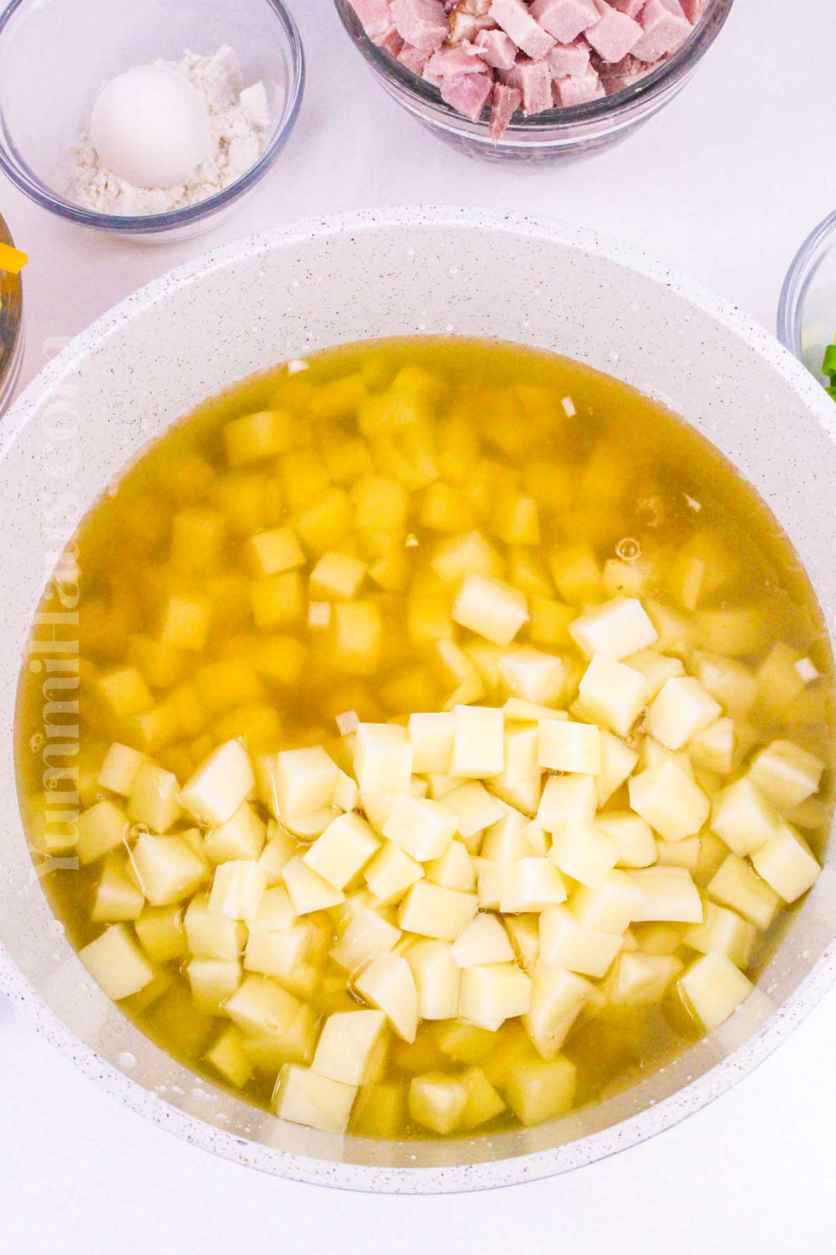 how to make Cheesy Ham and Potato Soup