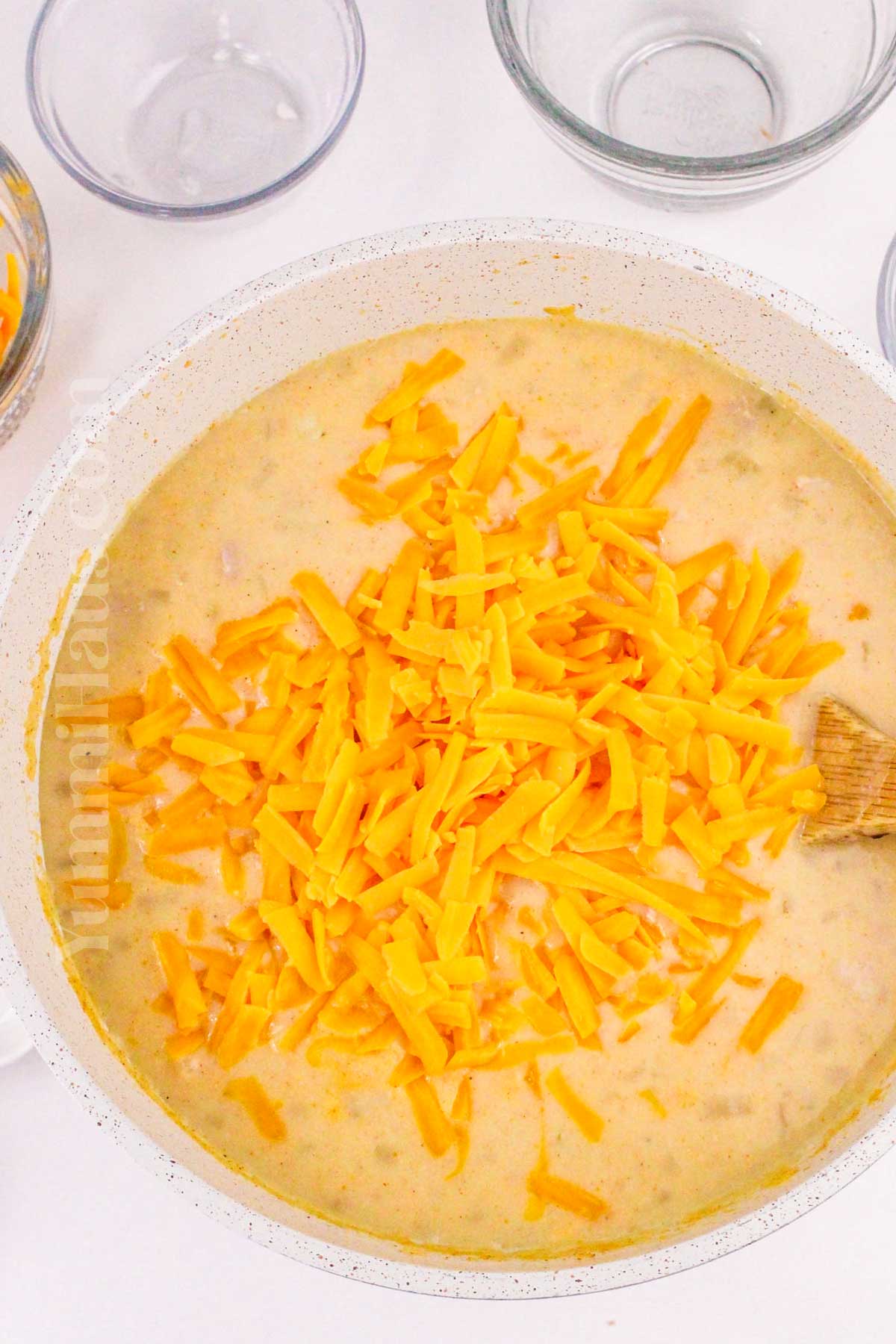 stovetop soup with cheese