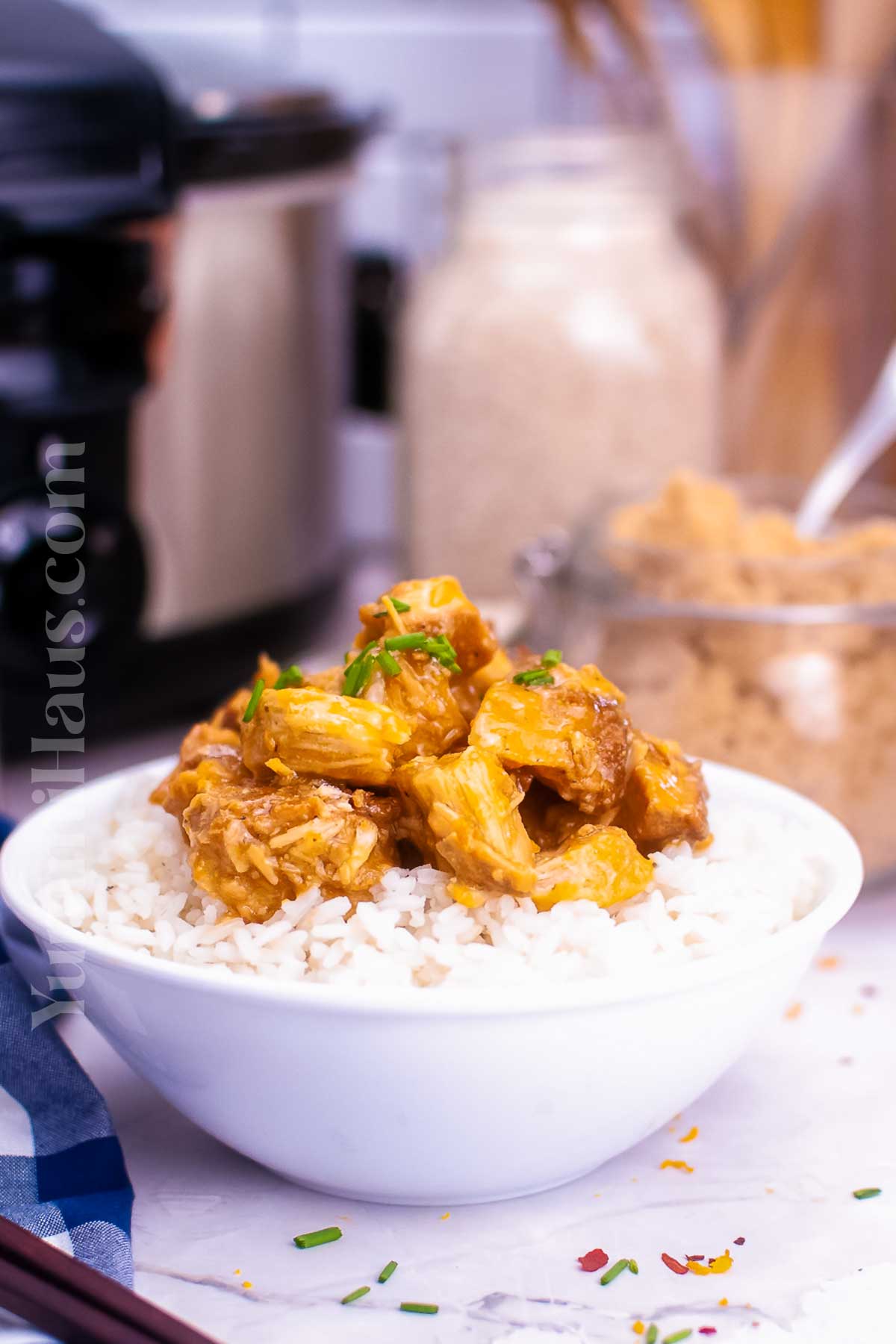 crockpot Chinese dinner