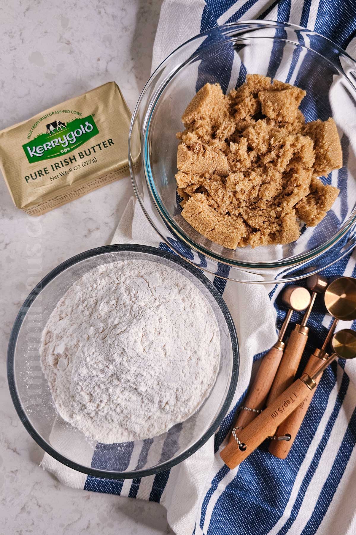 Brown Sugar Cookie ingredients