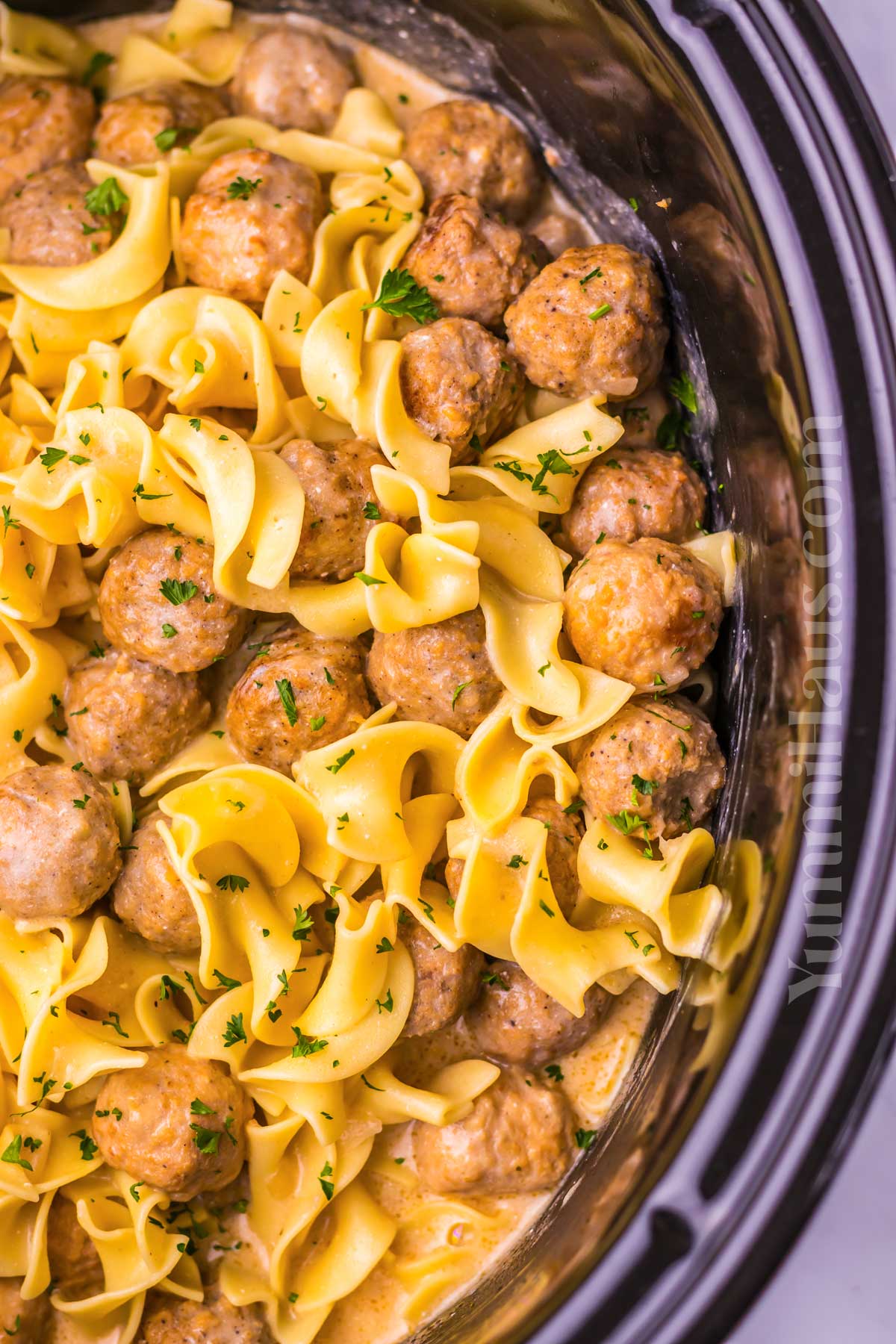 Slow Cooker Swedish Meatballs