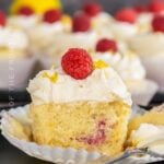 Lemon and Raspberry Cupcakes