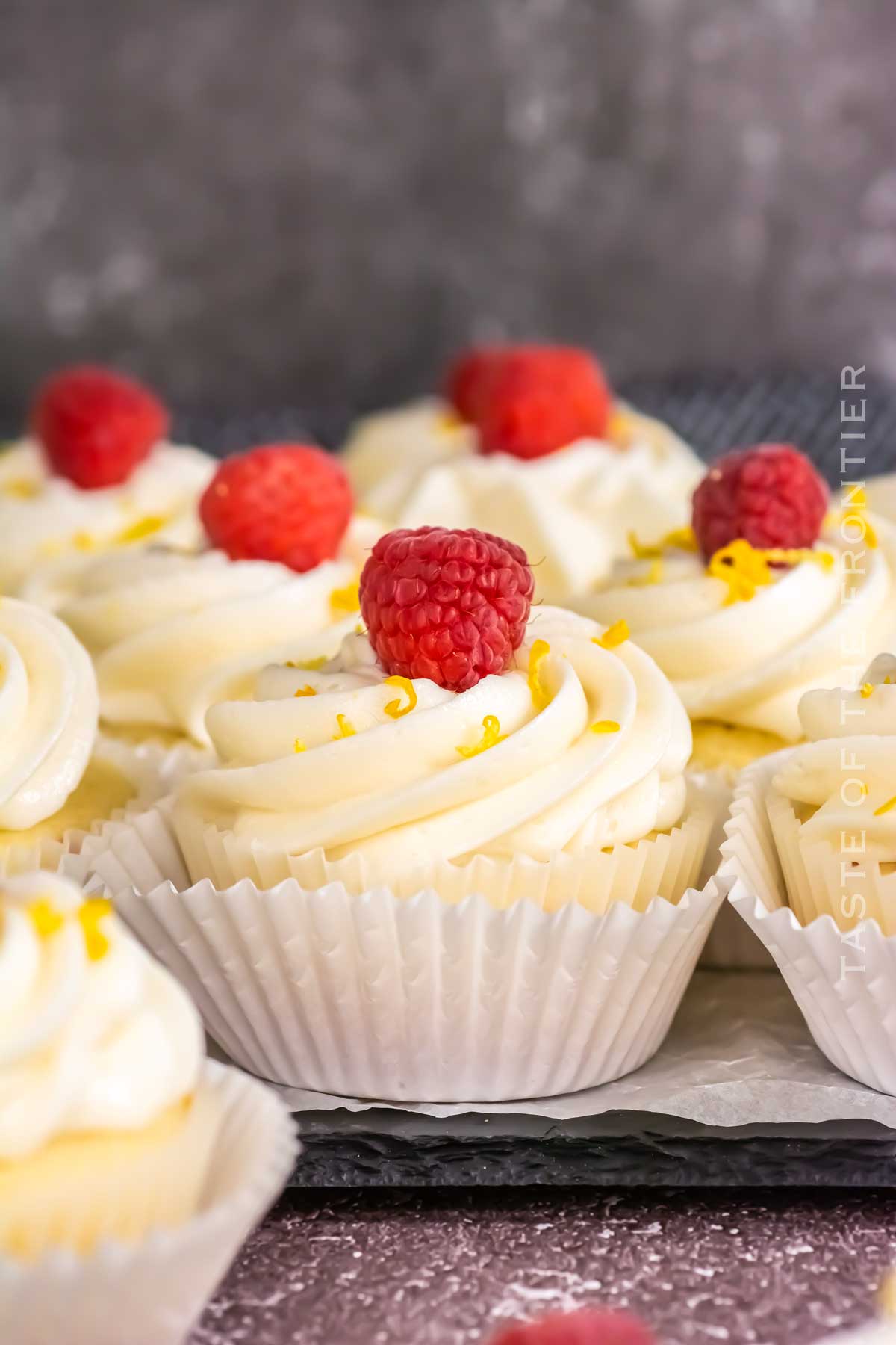 Lemon and Raspberry Cupcake recipe