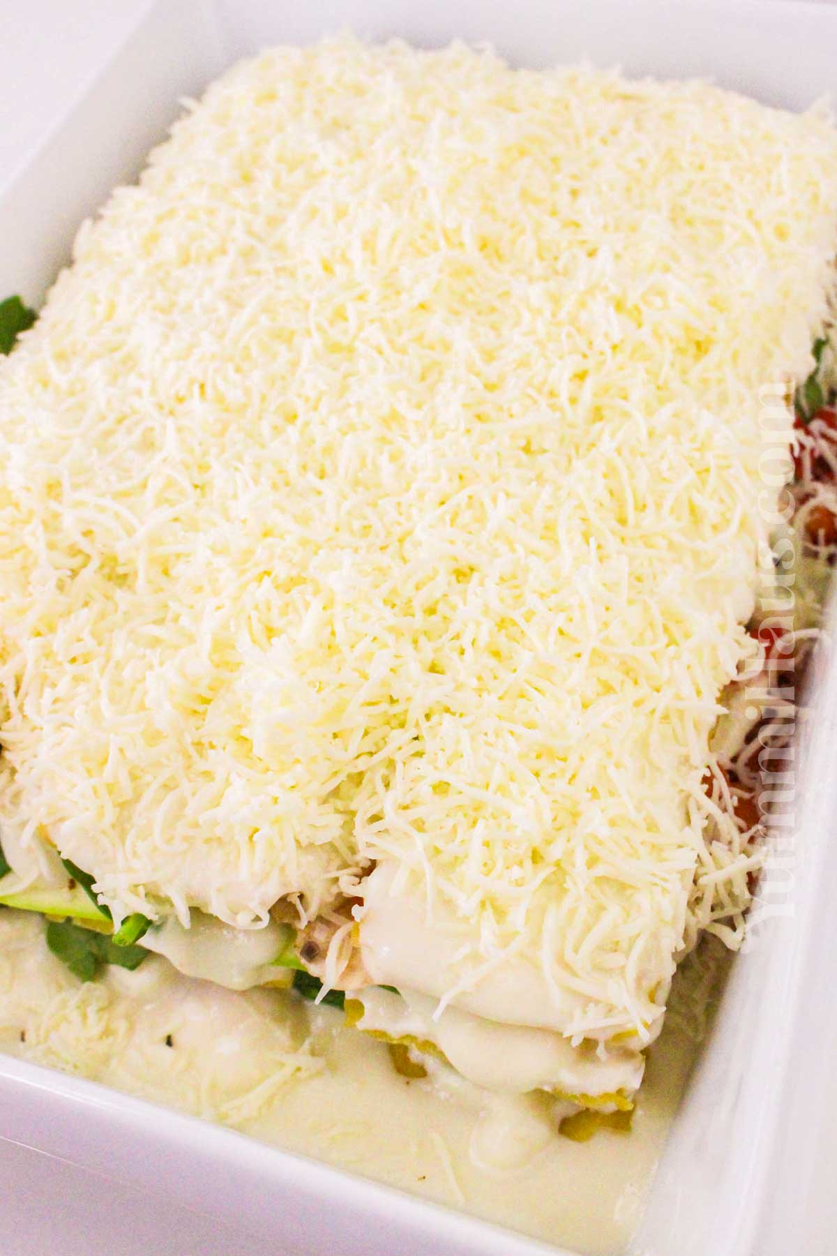 how to make Vegetable Lasagna in White Sauce