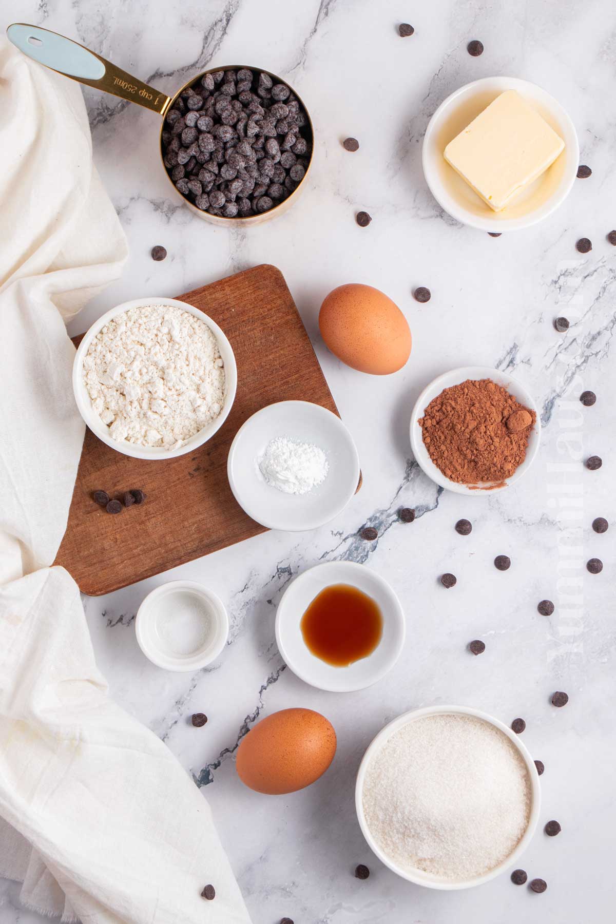 Brownie Cookie ingredients