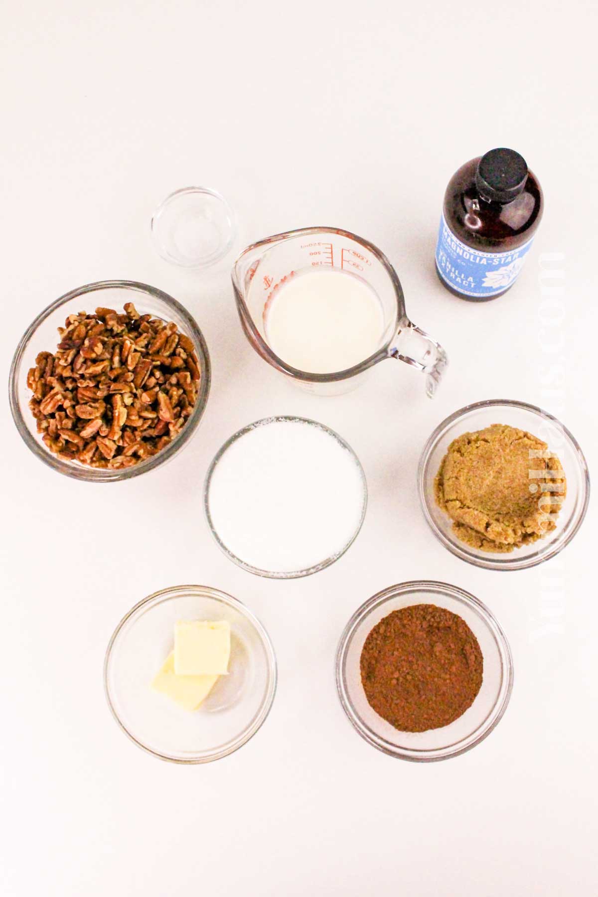 Chocolate Praline ingredients