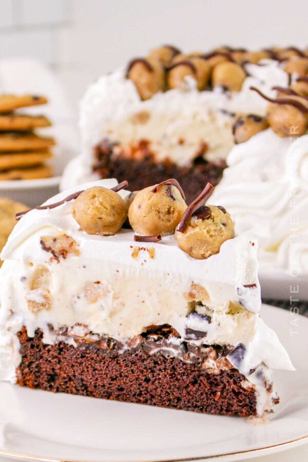 Cookie Dough Ice Cream Cake