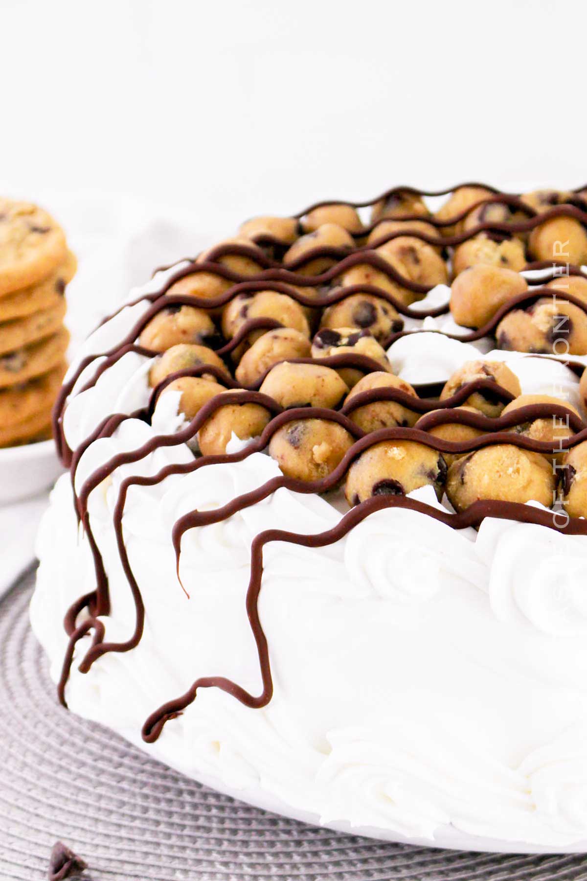 celebrate with a cookie dough cake