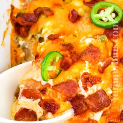 Chicken Jalapeno Popper Casserole