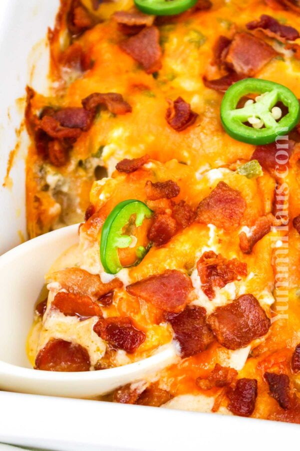 Chicken Jalapeno Popper Casserole