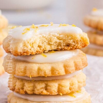 Lemon Shortbread Cookies