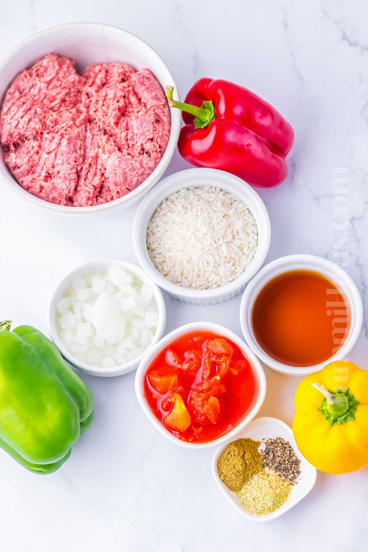 Stuffed Pepper Soup ingredients