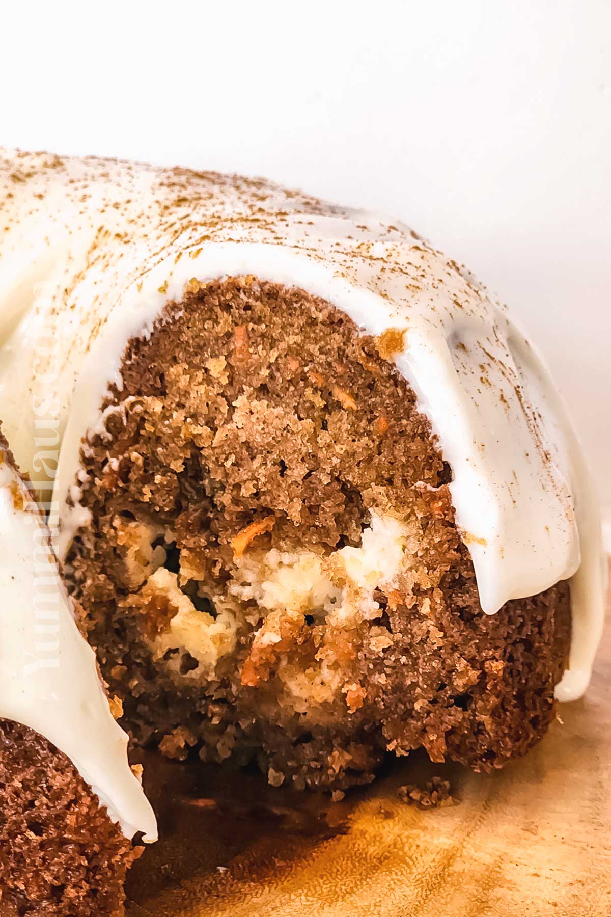 frosted bundt cake