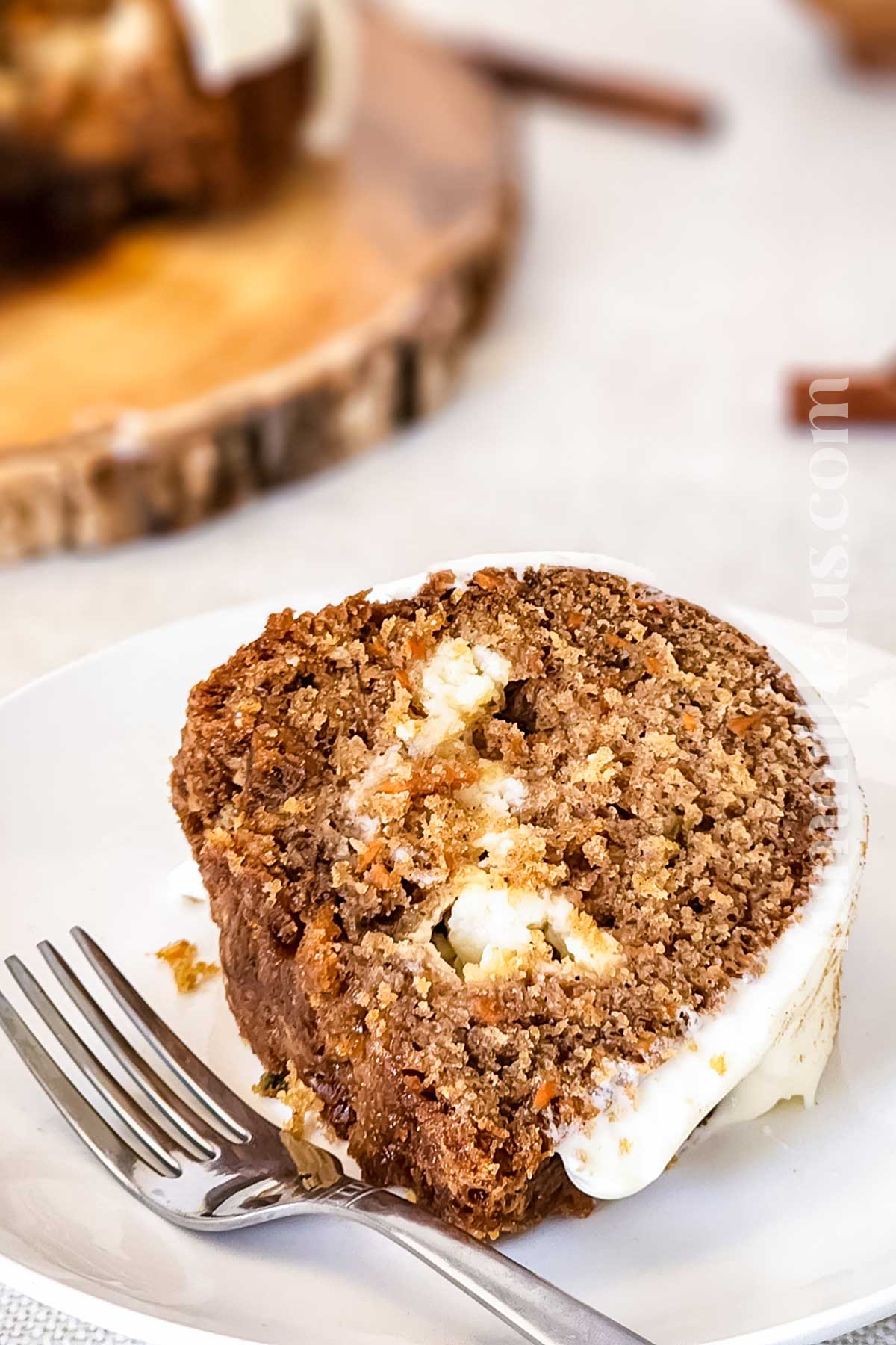 Carrot Cake with cream cheese filling