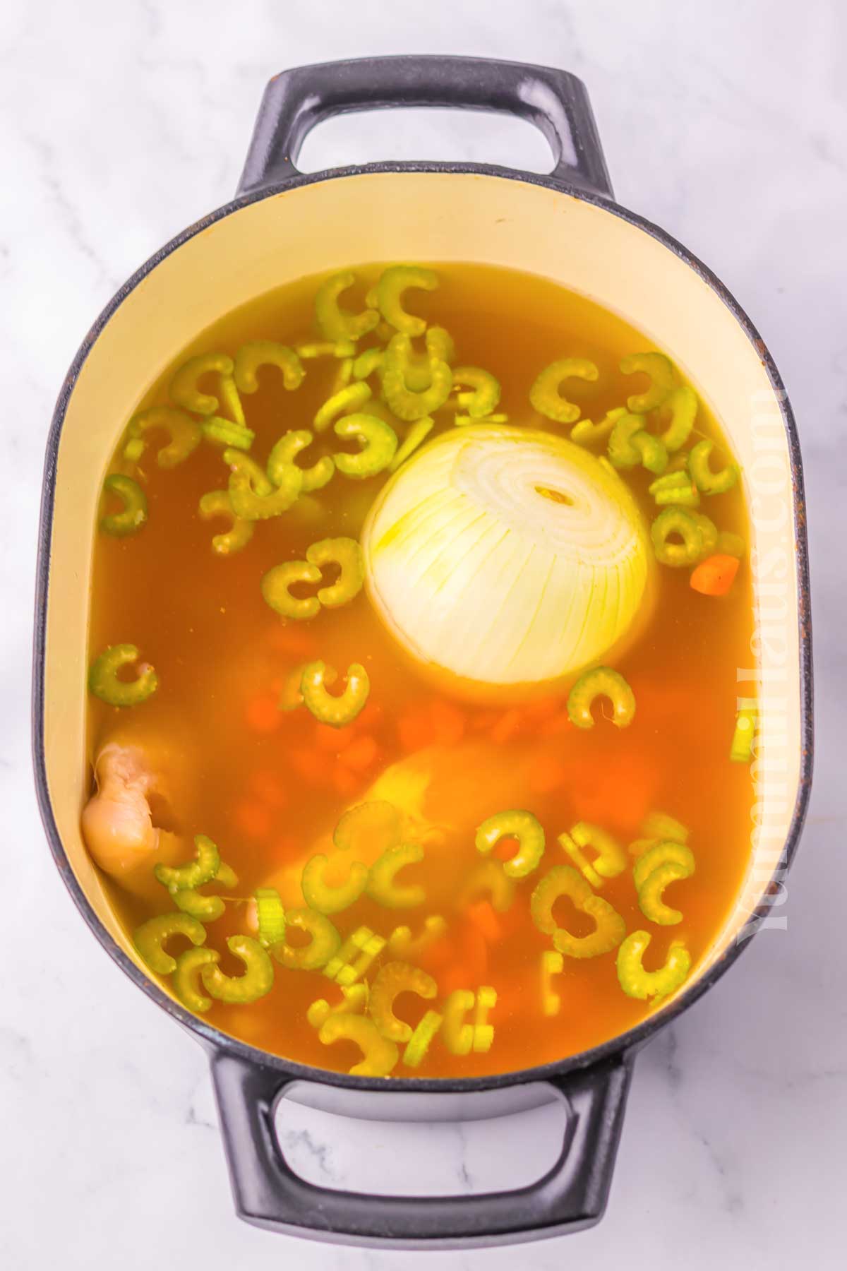 simmer the soup