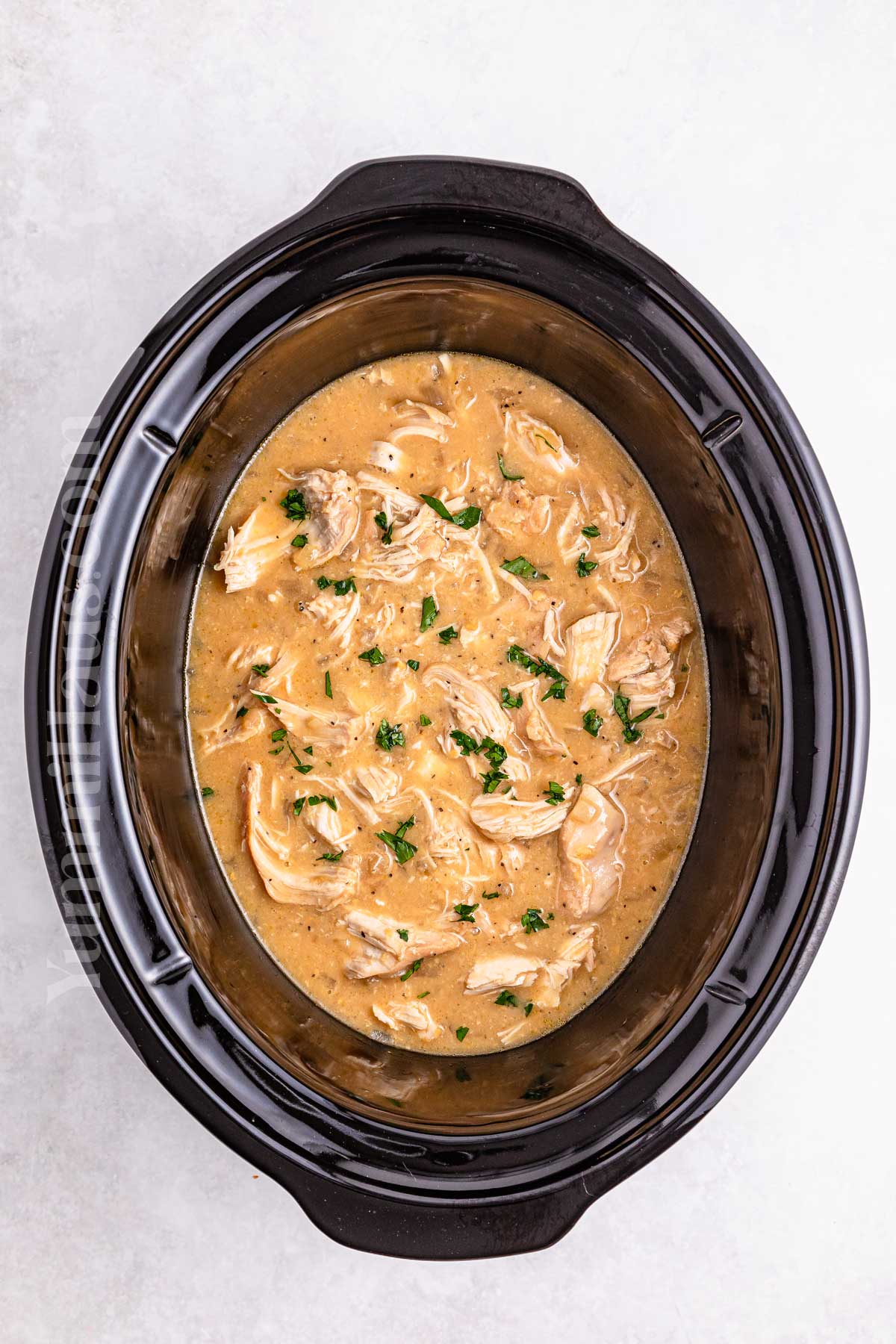 how to make Chicken and Gravy in the Crockpot