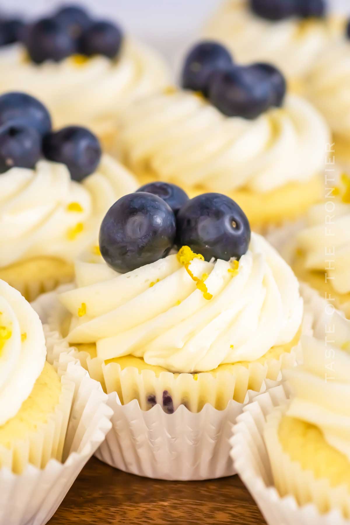 Lemon Blueberry Cupcakes recipe