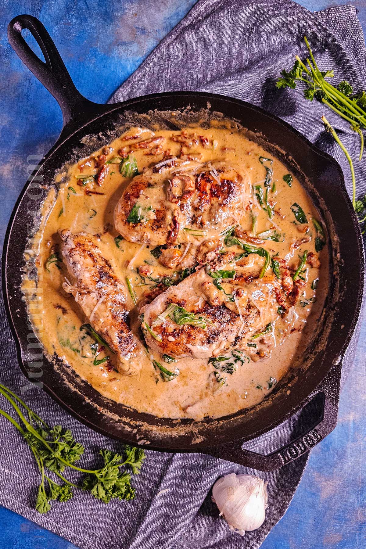 best chicken dinner in a cast iron skillet