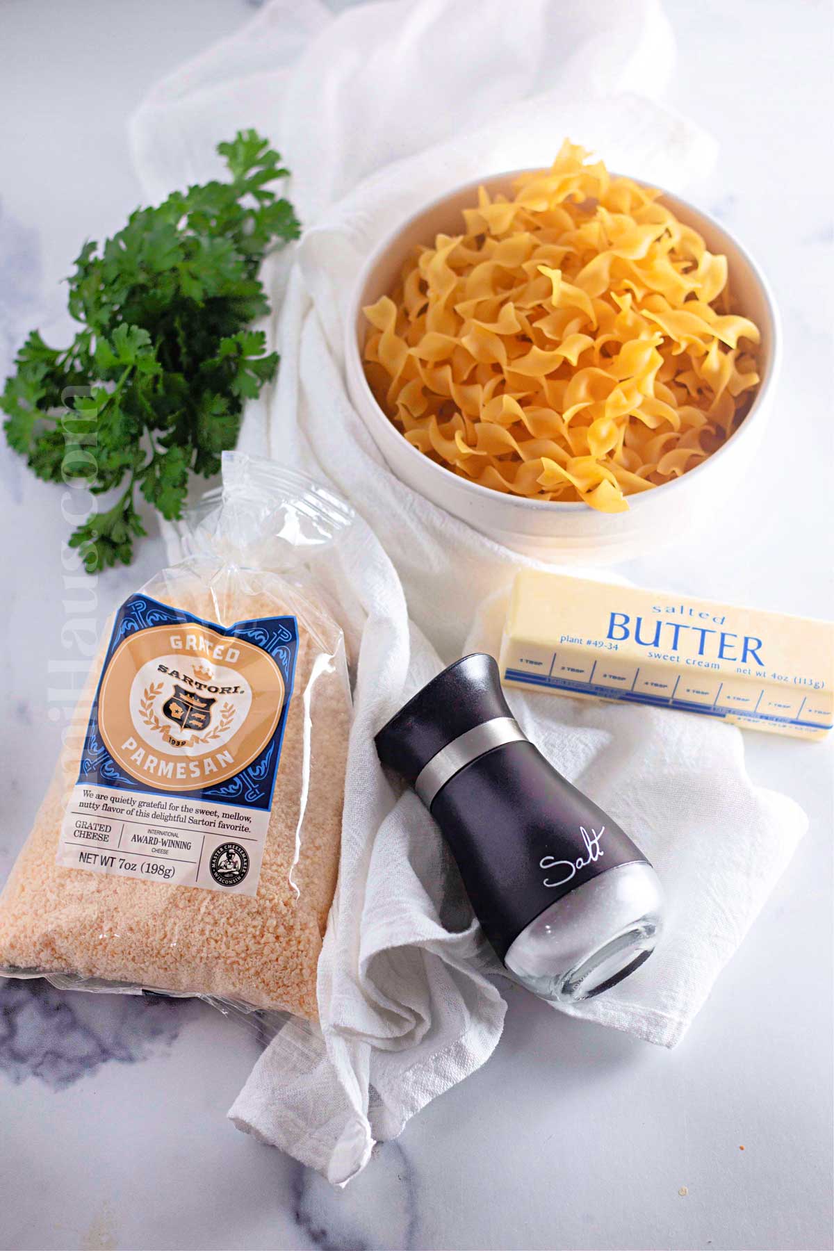 Buttered Noodle ingredients