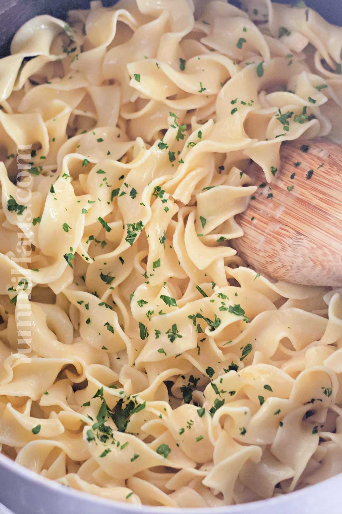 making the egg noodles