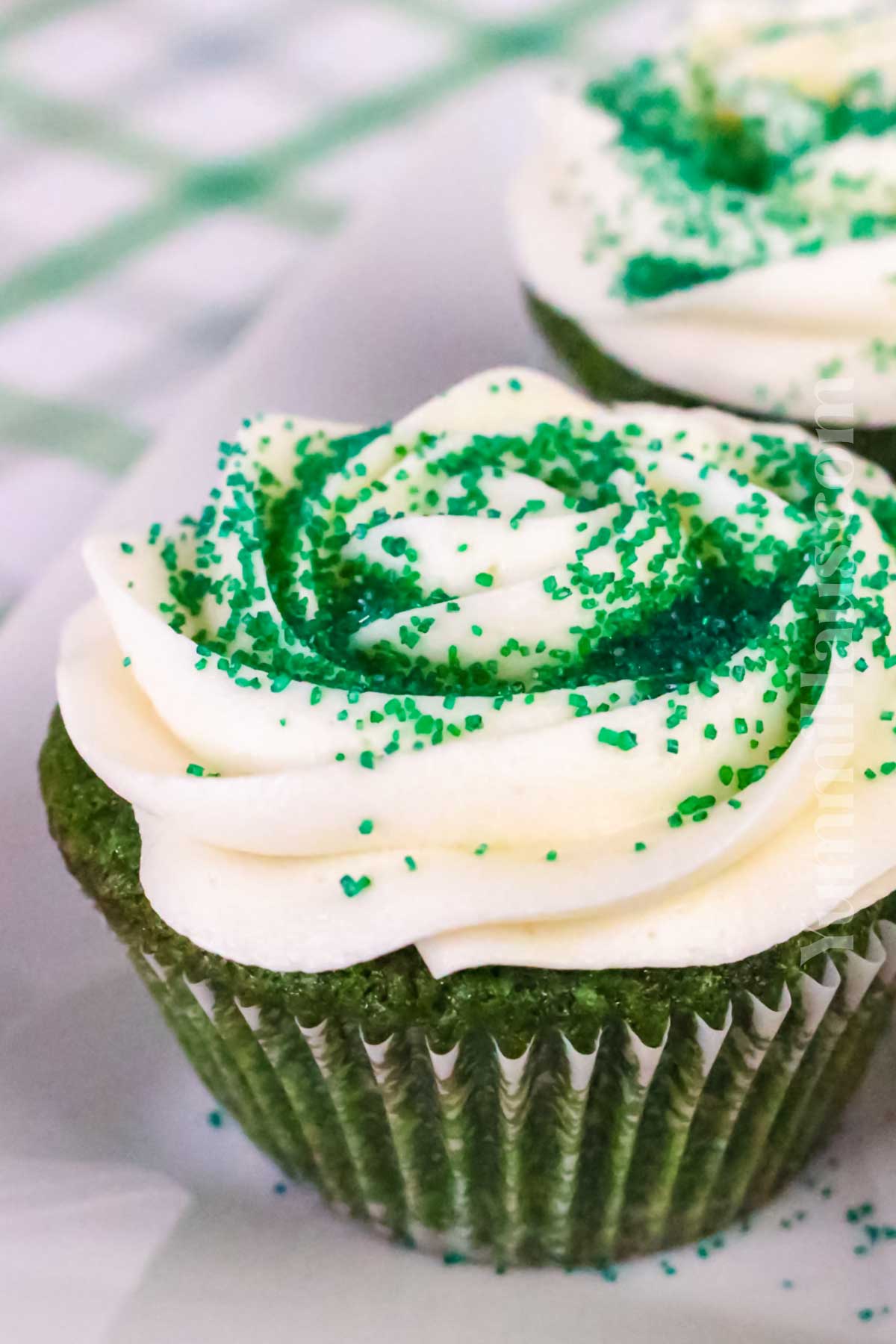 Green Velvet Cupcakes