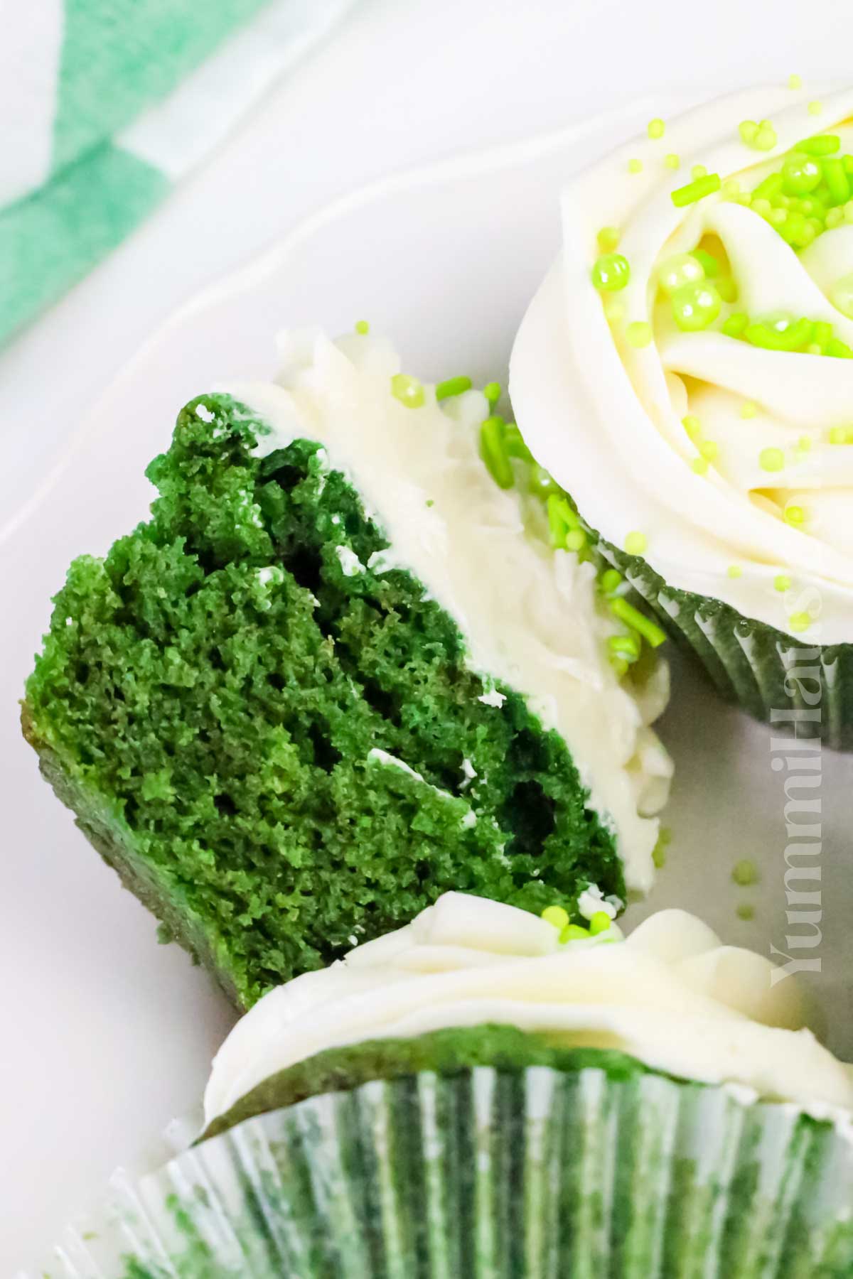 Green Velvet Cupcake recipe