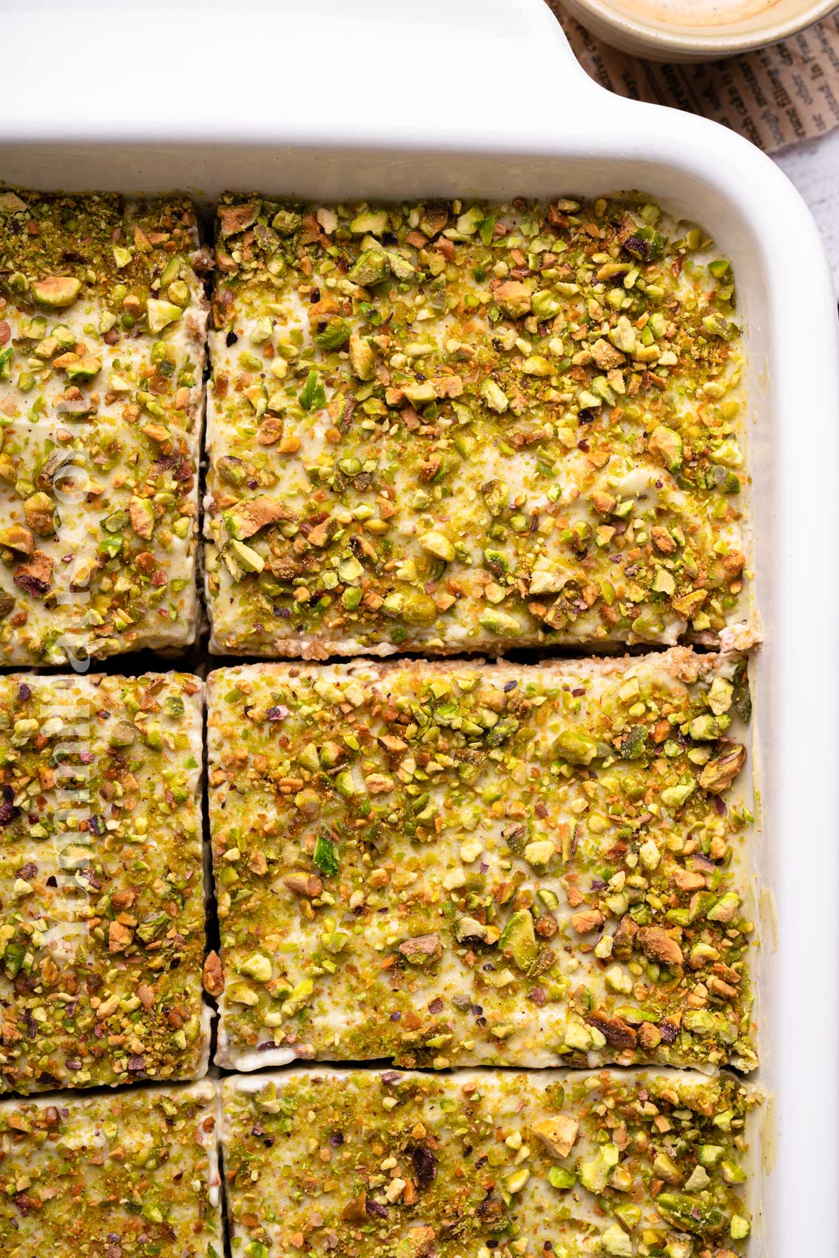 no bake pistachio treat