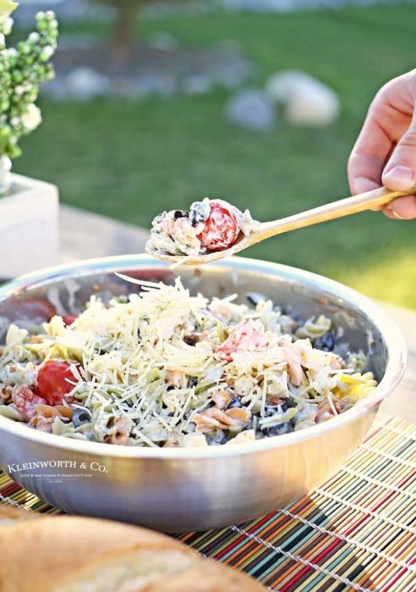 potluck recipe - Parmesan Ranch Pasta Salad